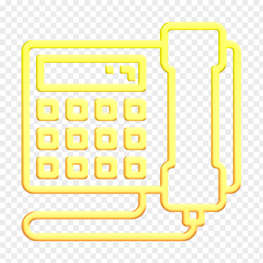 Office Stationery Icon Telephone Tools And Utensils PNG