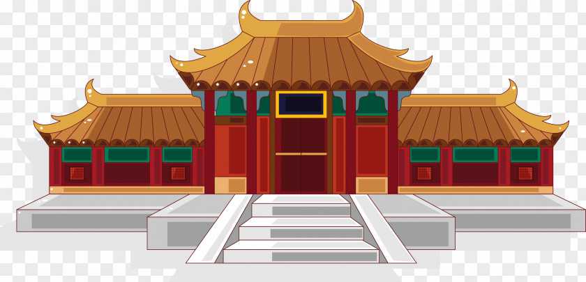 Palace Building China Chinese Pagoda Architecture PNG