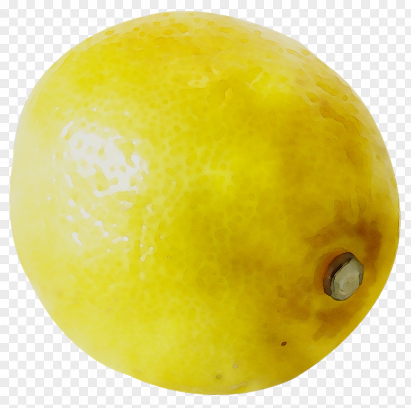 Lemon Yellow Apple PNG