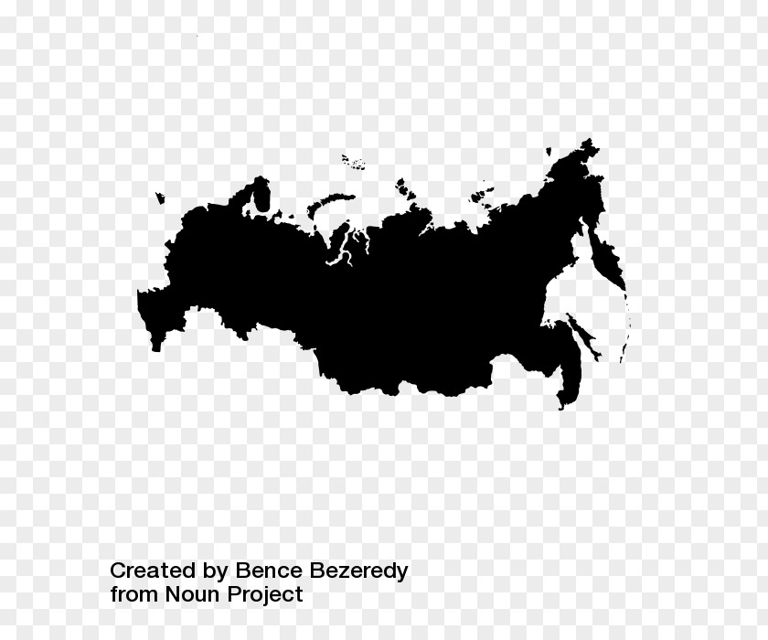Russia Blank Map PNG