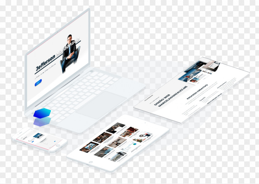 WordPress Web Page Template PNG