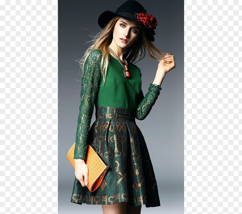 Fashion Skirt Sleeve Pattern PNG