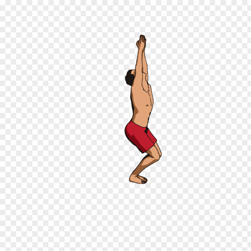 Men's Yoga Designer Physical Exercise Illustration PNG
