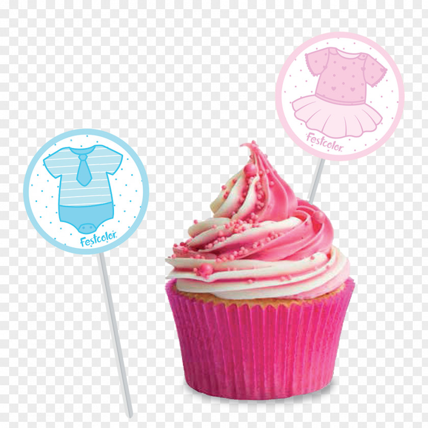 Tea Cupcake Party Paper Menu PNG