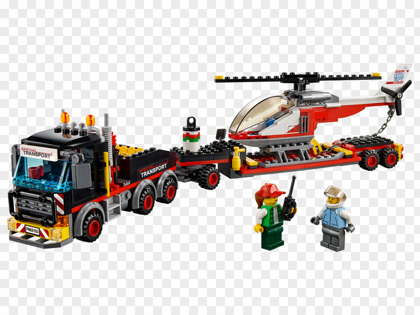 Toy LEGO 60183 City Heavy Cargo Transport Retail Lego Minifigure PNG