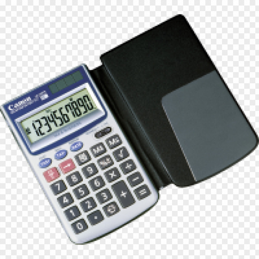 Calculator With Built-in Printer Canon P-29 D IV White Display LS-63TG Calculation PNG