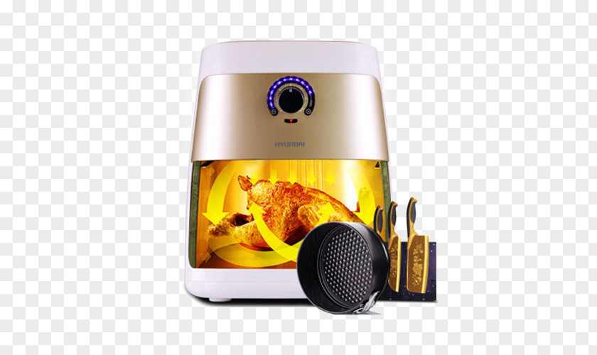 Korea Oil-free Air Fryer Machine French Fries Deep Frying Stock Pot Home Appliance PNG