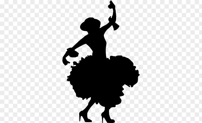 Silhouette Flamenco Dance Royalty-free Stock Photography PNG