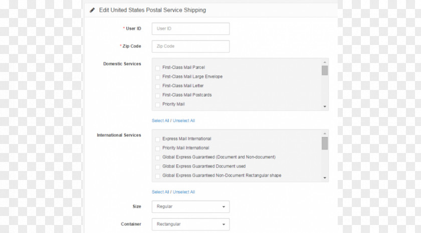 United States Postal Service Screenshot Brand Line PNG