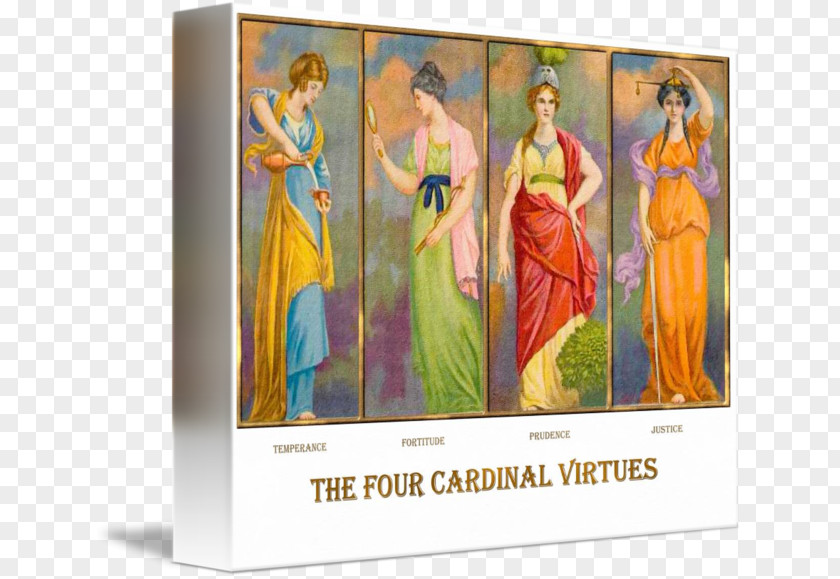 Virtues Cardinal And Theological Seven Justice PNG