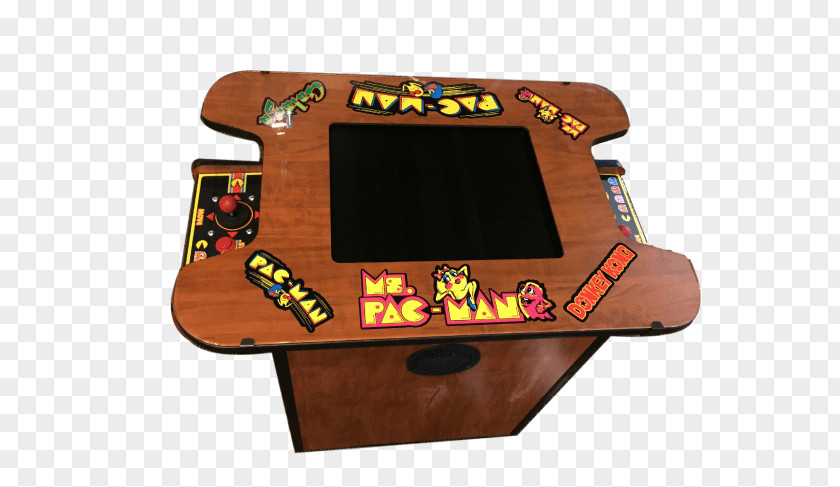 80s Arcade Games Ms. Pac-Man & Galaga Dimensions Game Table PNG