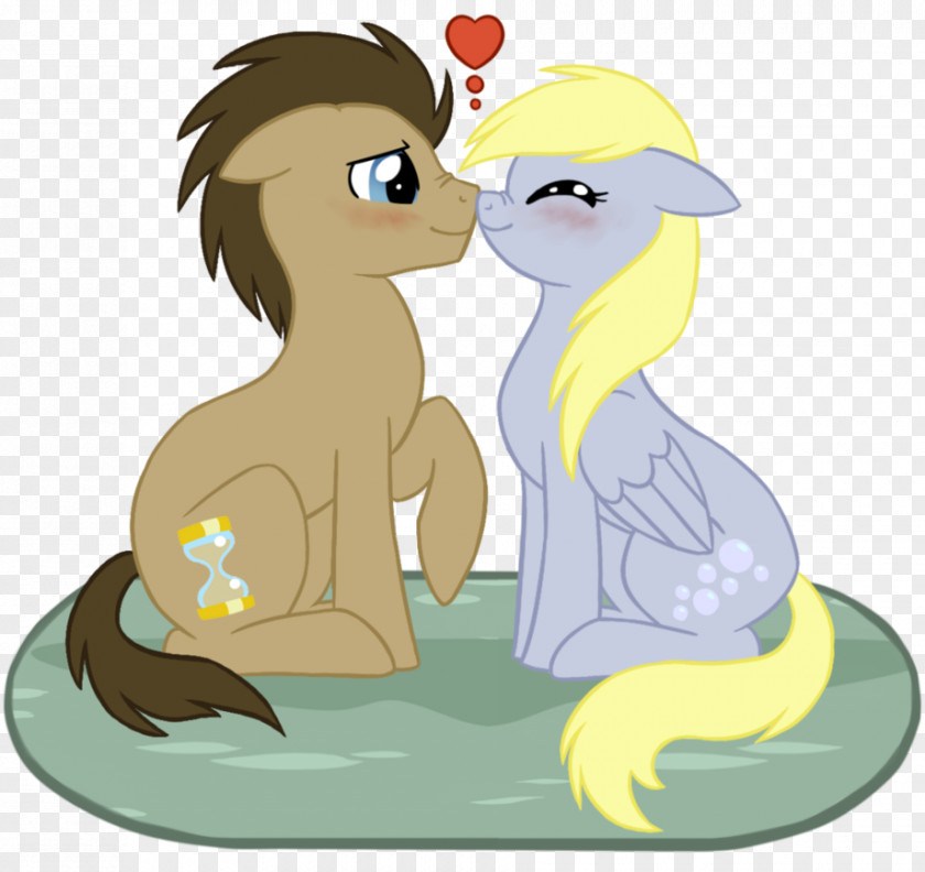 Kiss Pony Derpy Hooves Eskimo Kissing PNG