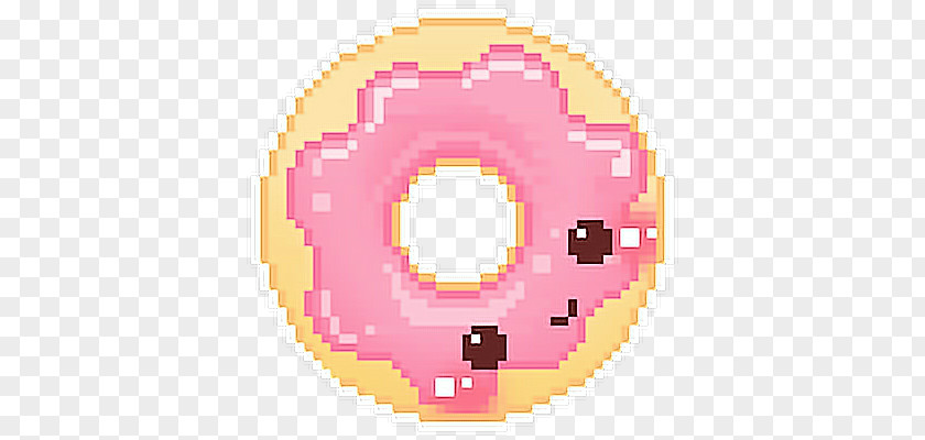 Pixel Art Kavaii Donuts PNG