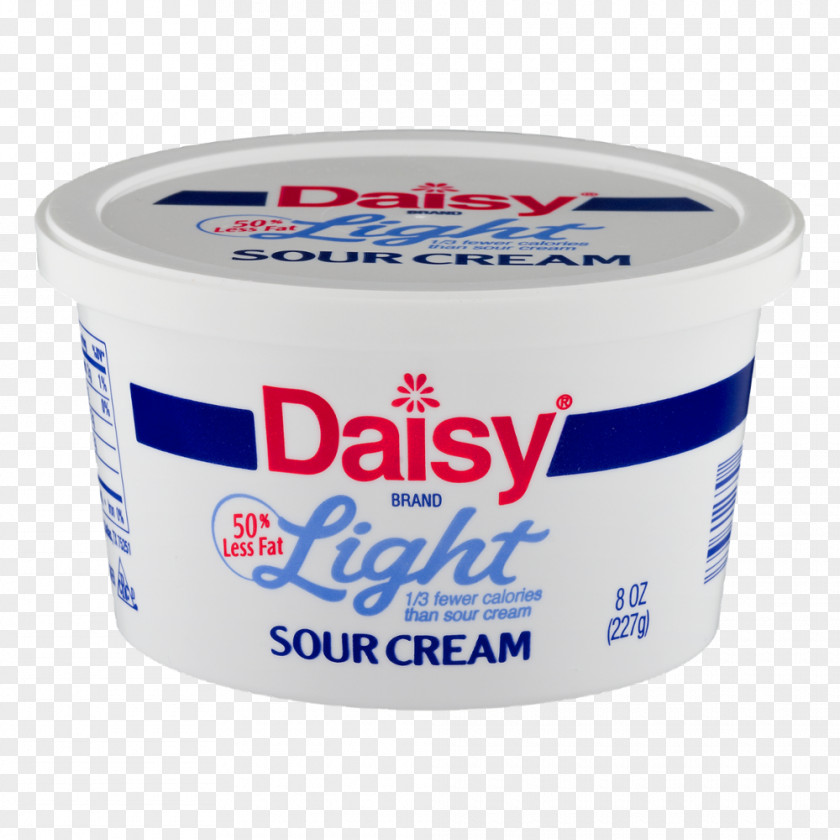 Sour Cream Crème Fraîche Cheese Daisy Light Product Flavor PNG