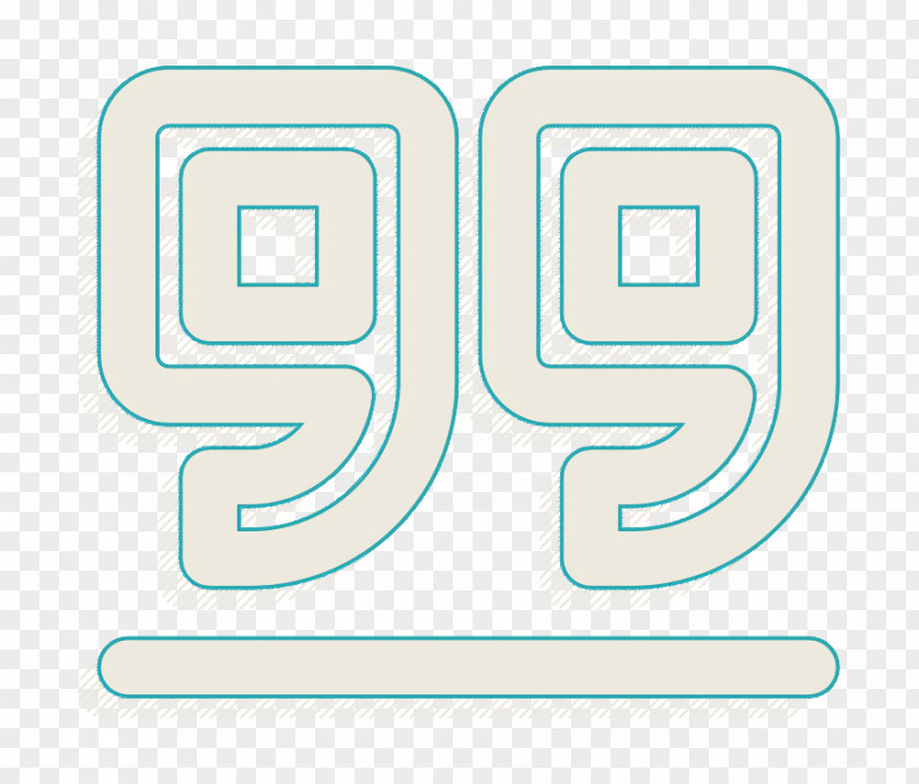 99 Icon Number UI PNG