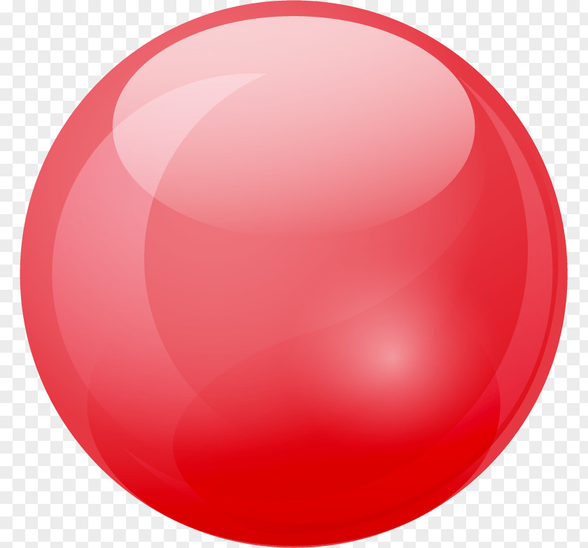 Ball Marble Ball, Red. PNG