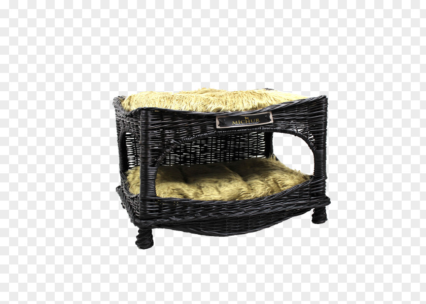 Bed Bedside Tables Wicker Basket Furniture PNG