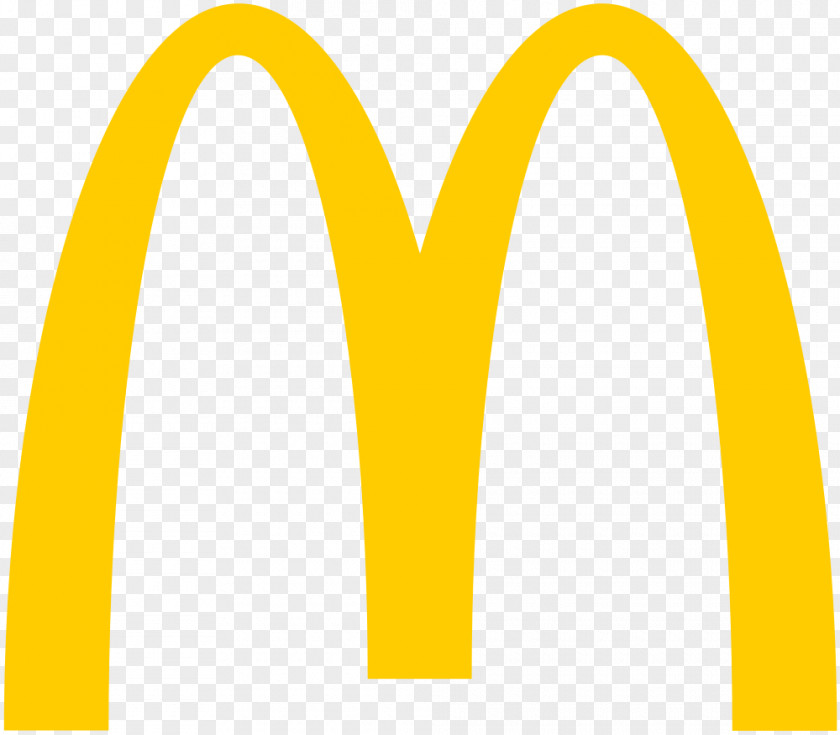 McDonald's Logo PNG Yellow Font Angle PNG