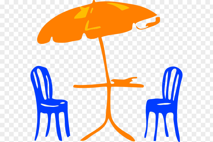 Orange Table Cliparts Garden Furniture Patio Chair Clip Art PNG