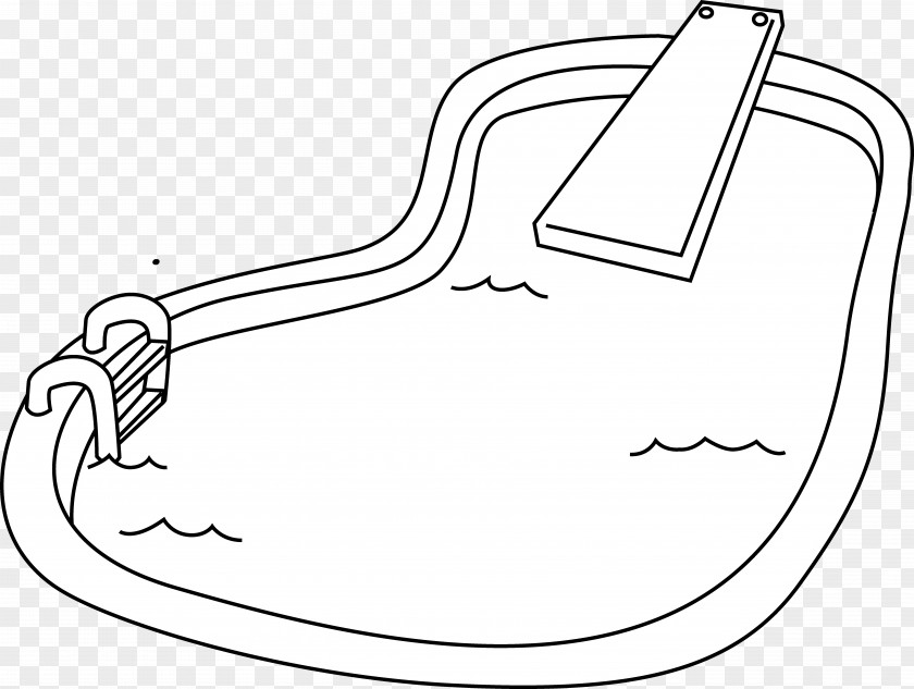 Pool Cliparts Coloring Book Swimming Handipoints Clip Art PNG