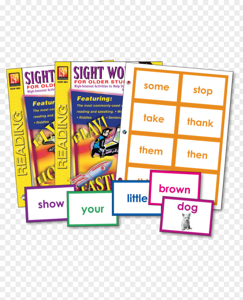 Word Sight Dolch List Flashcard Vocabulary PNG