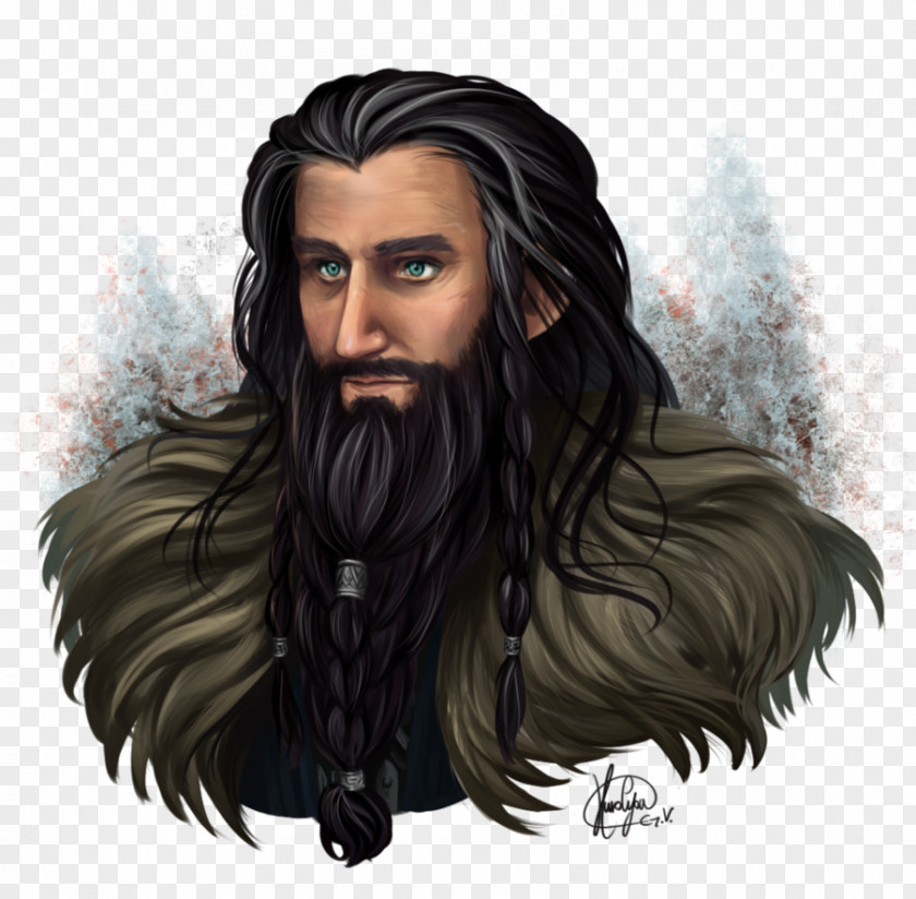 Beard Thorin Oakenshield Hairstyle Art Drawing PNG
