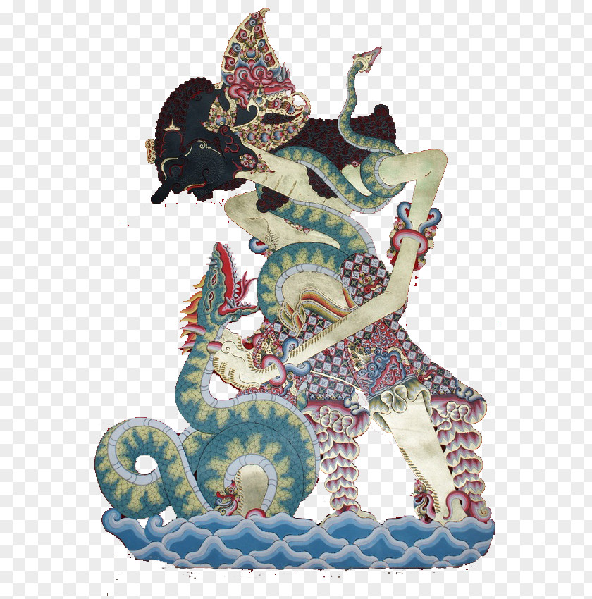 Bhima Wayang Shadow Play Dewa Ruci KRI Dewaruci PNG