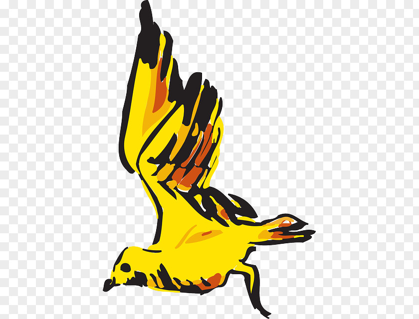 Bird Goose Beak Yellow Clip Art PNG