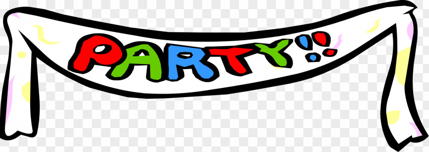 Birthday Banner Club Penguin Party Clip Art PNG