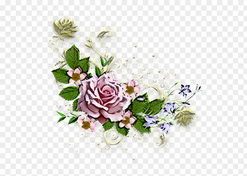 Rose Family Floral Design PNG