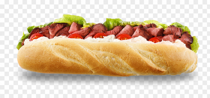 Beef Hot Dog Breakfast Sandwich Baguette Roast Fast Food PNG