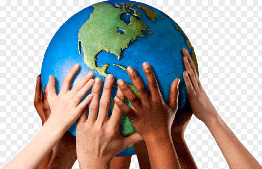 Earth Day World Globe Hand PNG