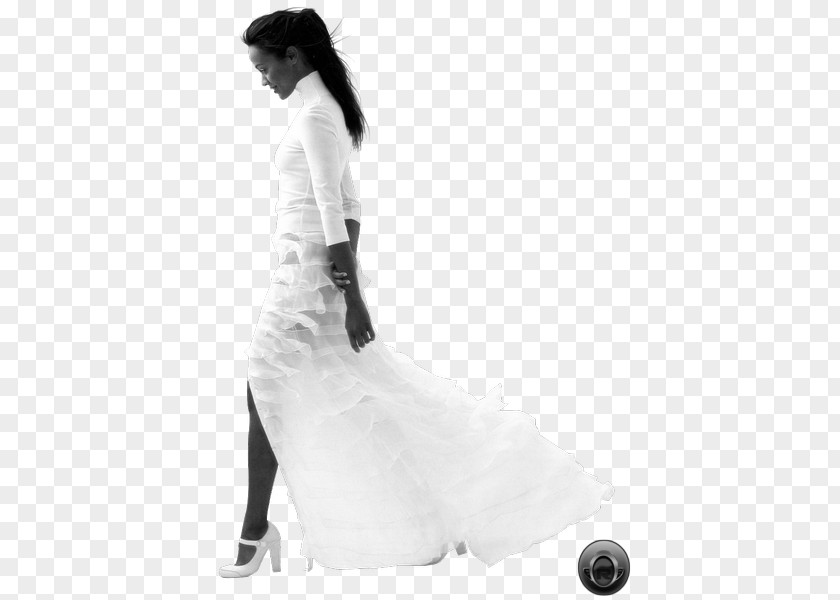 La Sagesse Ordinaire White Gown Shoulder Abdomen PNG