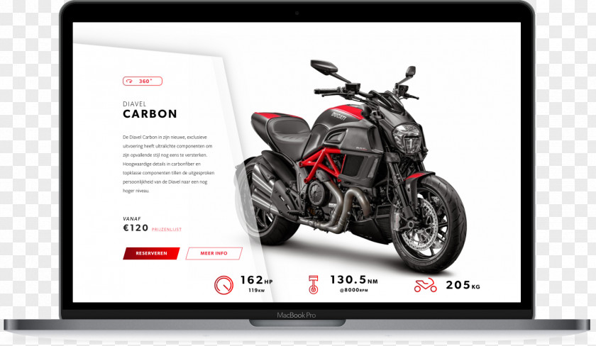 Motorcycle Ducati Diavel Carbon Cruiser PNG