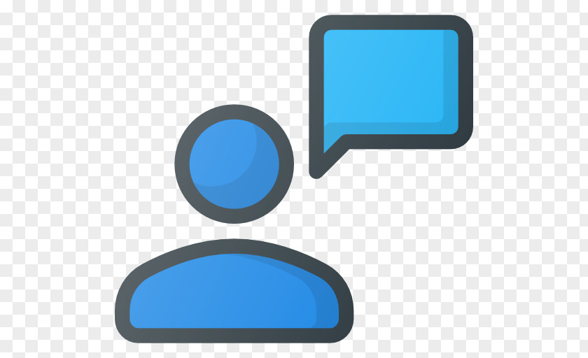 Rectangle Blue Message PNG