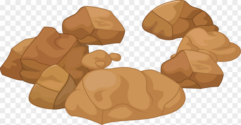 A Pile Of Stones Rock Stone Cartoon PNG