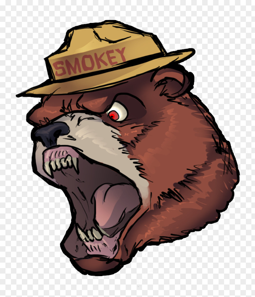 Angry Bear Smokey American Black Ad Council PNG