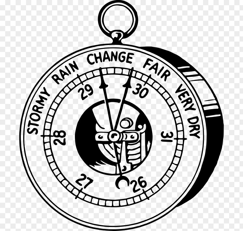 Barometer Aneroid Atmospheric Pressure Clip Art PNG