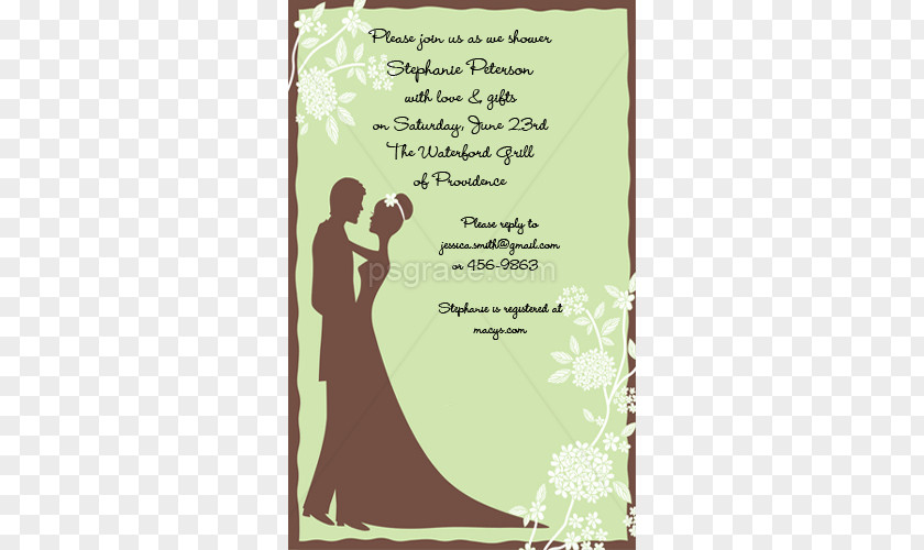 Bridal Shower Wedding Invitation Bridegroom PNG