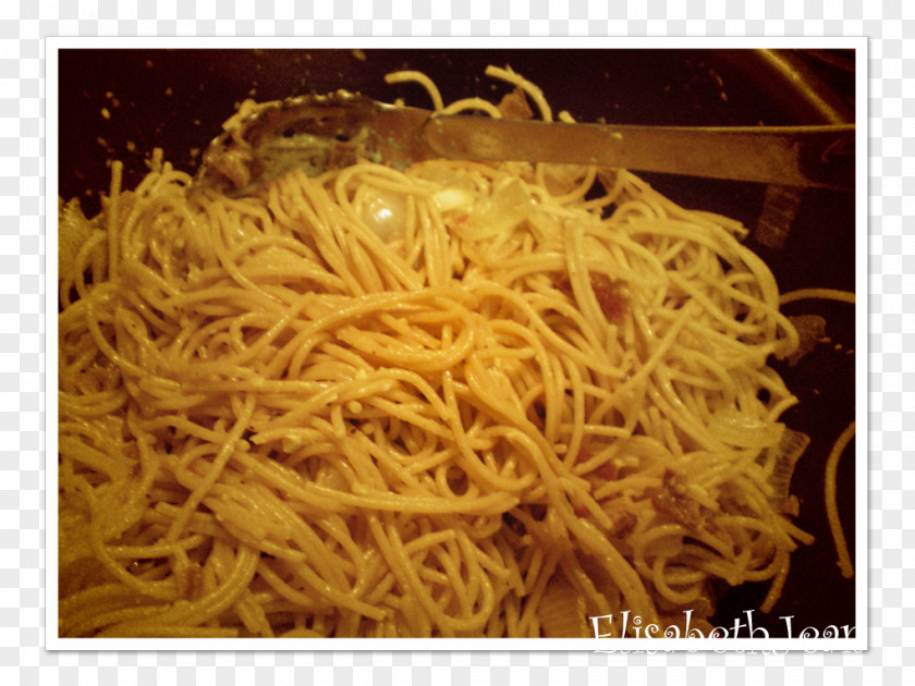 Carbonara Spaghetti Aglio E Olio Chinese Noodles Chow Mein Fried Lo PNG