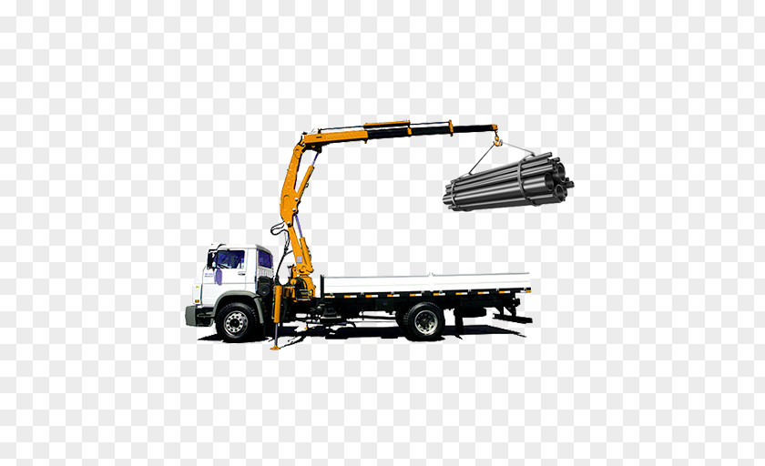 Crane Forklift Cargo Transport Truck PNG