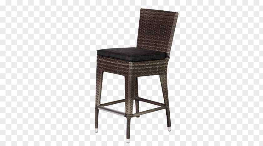 Exquisite Rattan Bar Stool Chair Armrest Seat PNG