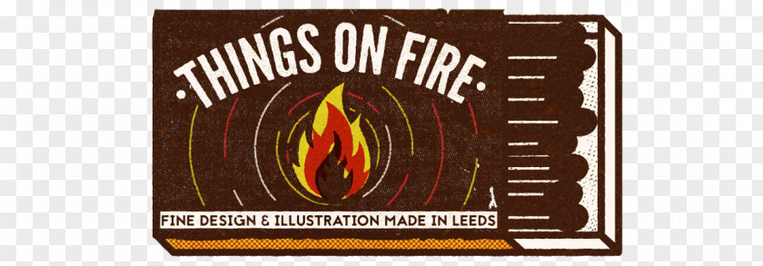 Fire Illustration Brand Logo Recreation Font PNG