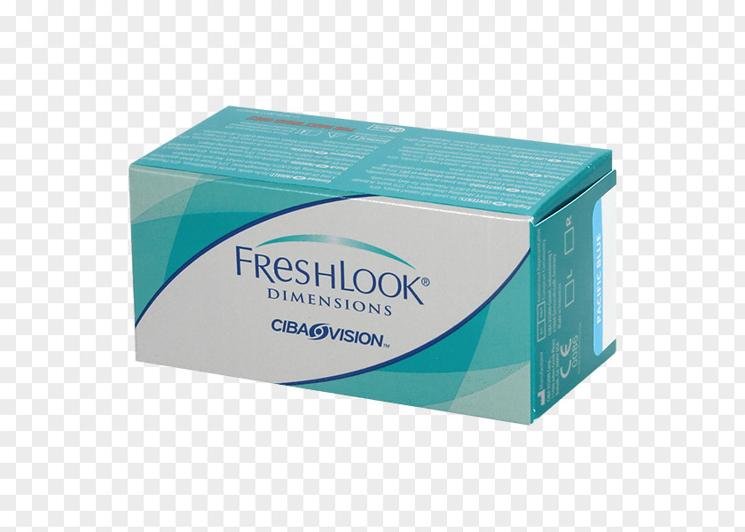 Large Colorfull Lense FreshLook COLORBLENDS Contact Lenses DIMENSIONS ONE-DAY PNG