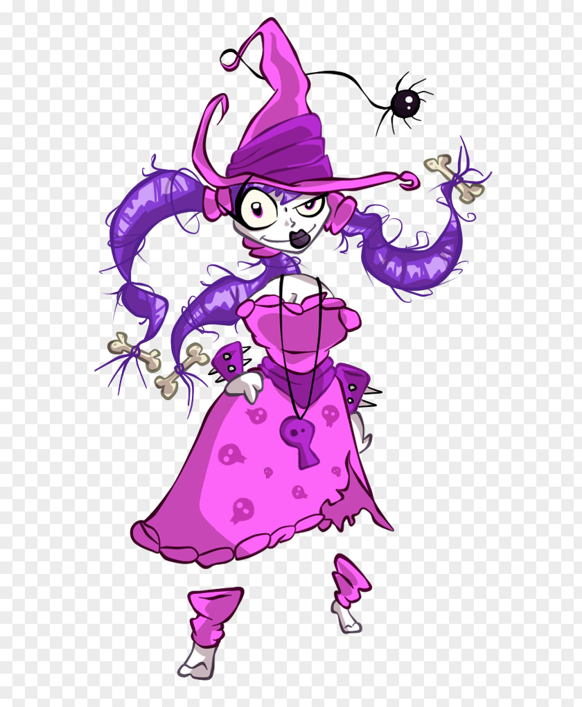Costume Hat Jester Pink Flower Cartoon PNG