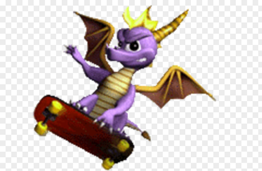 Dragon Spyro: Year Of The Spyro Video Game Skateboard PNG