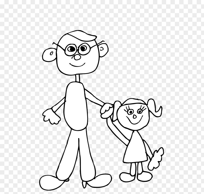 Father Daughter Clip Art PNG