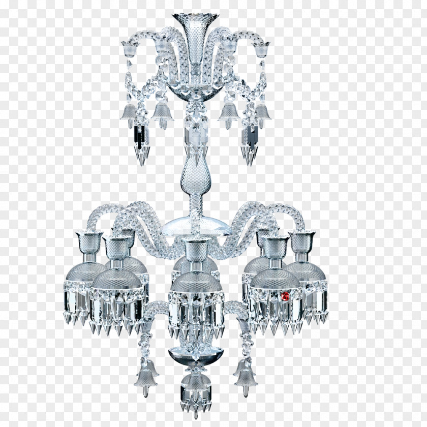 Solstice Chandelier Crystal Baccarat Ceiling PNG