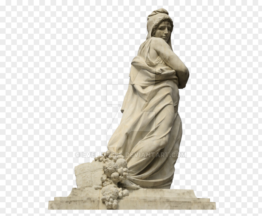 Statue Doryphoros Classical Sculpture Roman PNG