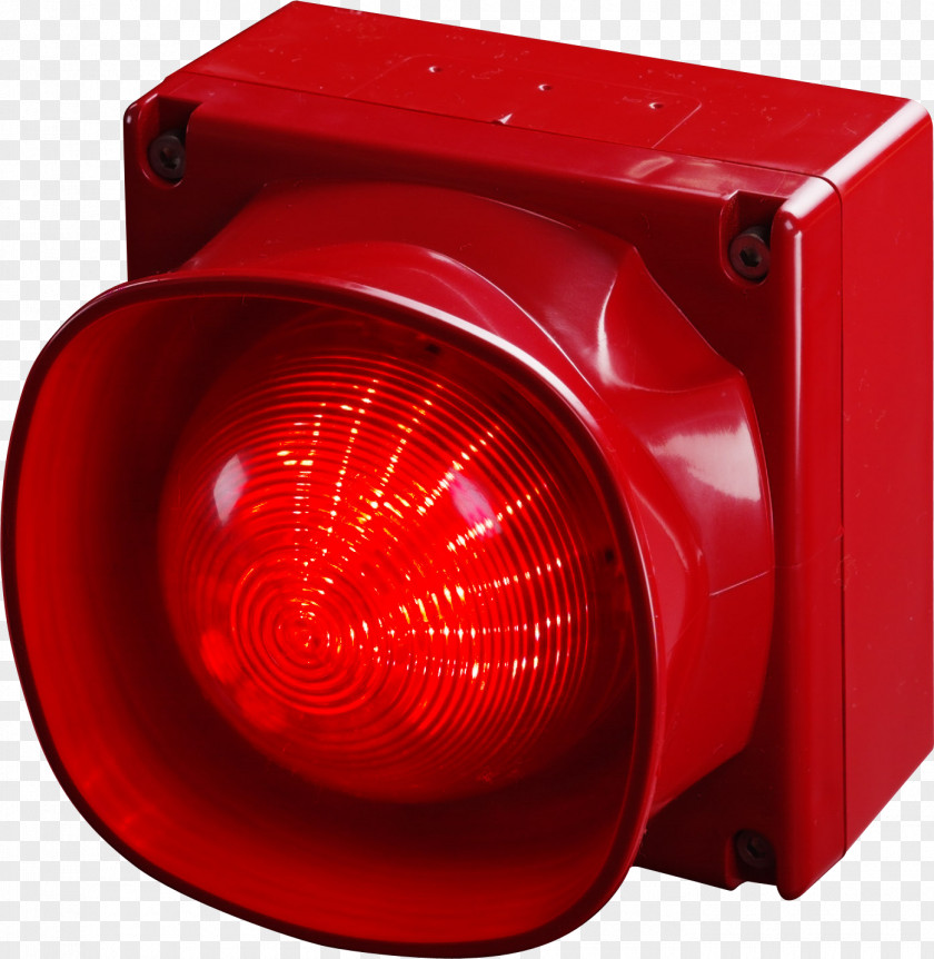 Xpander Automotive Tail & Brake Light Red Fire Alarm System Beacon PNG